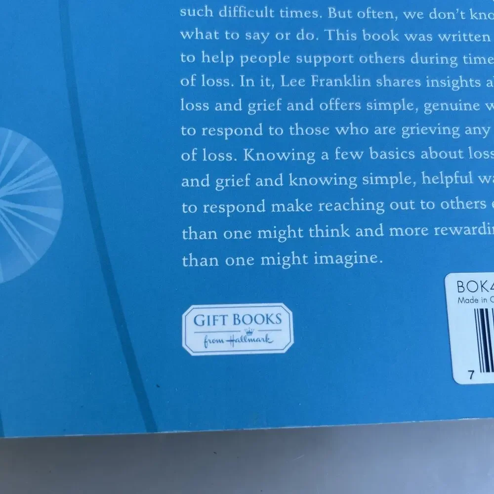THE ART OF SUPPORT: REACHING OUT TO OTHERS IN TIMES OF By Lee Franklin EXCELLENT